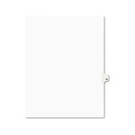 Avery-Style Legal Side Tab Divider, Title: 16, Letter, White, 25/Pack