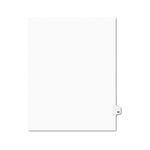 Avery-Style Legal Side Tab Divider, Title: 22, Letter, White, 25/Pack