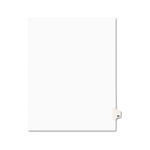 Avery-Style Legal Side Tab Divider, Title: 23, Letter, White, 25/Pack