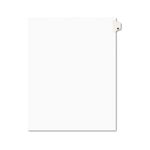 Avery-Style Legal Side Tab Divider, Title: 26, Letter, White, 25/Pack