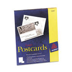 Postcards for Laser Printers, 4 x 6, White, 2/Sheet, 100/Box