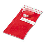 Crowd Management Wristbands, Sequentially Numbered, Red, 100/Pack