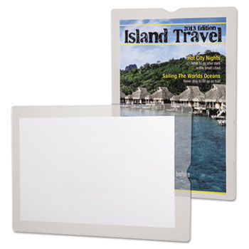 Utili-Jacs Heavy-Duty Clear Plastic Envelopes, 6 x 9, 50/Box