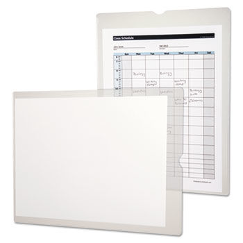 Utili-Jacs Heavy-Duty Clear Plastic Envelopes, 9 x 12, 50/Box