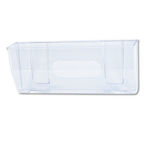 Oversized Magnetic Wall File Pocket, Legal/Letter, Clear
