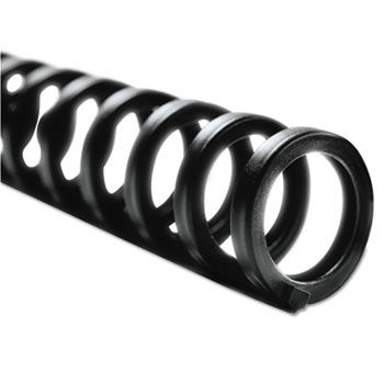 ProClick Easy Edit Spines, 5/16"" Diameter, 45 Sheet Capacity, Black, 25/Pack