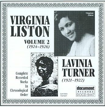 VIRGINIA LISTON:V2 1924-1926