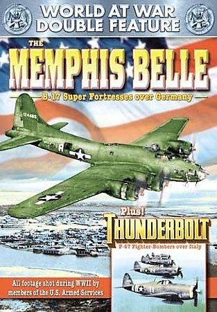 WWII-WORLD AT WAR DOUBLE FEATURE-MEMPHIS BELLE/THUNDERBOLT (DVD)
