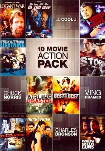 10-MOVIE ACTION PACK (DVD/2DISCS SLIMLINE)