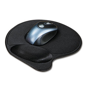 Extra-Cushioned Mouse Wrist Pillow Pad, Black