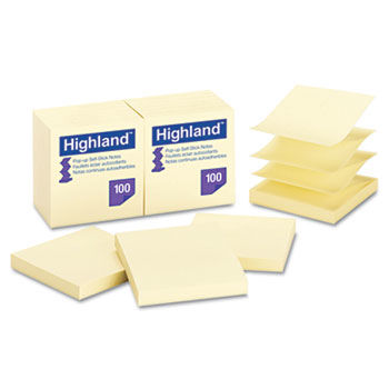 Self-Stick Notes, 3 x 3, Yellow, 100 Sheets
