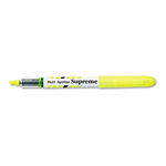 Spotliter Supreme Highlighter, Chisel Tip, Fluorescent Yellow Ink, 12/Pk