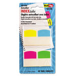 Write-On Self-Stick Index Tabs/Flags, 1 1/16 Inch, 4 Colors, 48/Pack