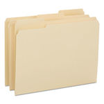 Reinforced Tab Manila File Folder, 1/3 Cut Top Tab, Letter, 100/Box