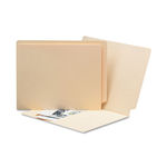 Antimicrobial Pocket Folders, Straight Tab, Letter, Manila, 50/Box