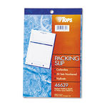 Packing Slip Book, 5 1/2 x 7 7/8, Three-Part Carbonless, 50 Sets/Book