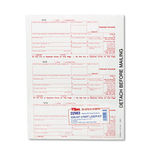 IRS Approved Tax Form, 3-2/3 x 8, Four-Part Carbonless, 75 Forms