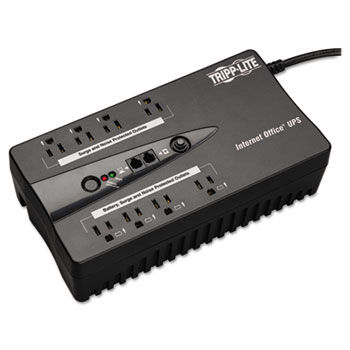 INTERNET550U Internet Office 550VA UPS 120V with USB, RJ11, 8 Outlet