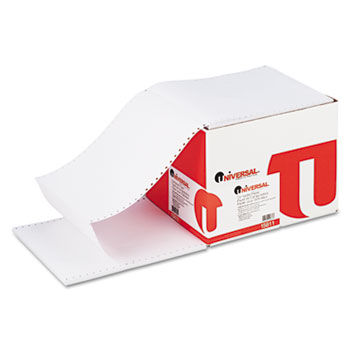 Computer Paper, 18lb, 9-1/2 x 11, Letter Trim Perforations, White, 2300 Sheets