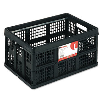 Filing/Storage Tote Storage Box, Plastic, 22-1/2 x 15-3/4 x 12-1/4, Black
