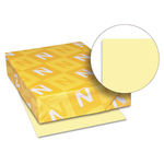 Exact Index Card Stock, 110 lbs., 8-1/2 x 11, Canary, 250 Sheets/Pack