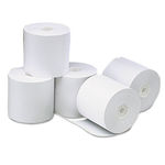 Single-Ply Thermal Paper Rolls, 3-1/8"" x 273 ft, White, 50/Carton