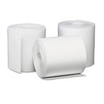 Single-Ply Thermal Paper Rolls, 3-1/8"" x 230 ft, White, 50/Carton
