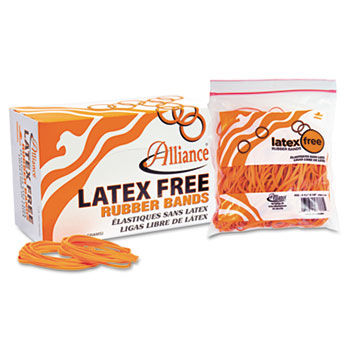 Latex Free Rubber Bands, Size 54 (Orange), Sizes 19/33/64 (Mix), 1lb Box