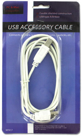 6ft Printer Cable Case Pack 24