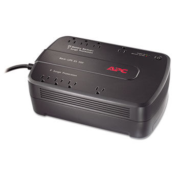 Back-UPS ES 550 Battery Backup System, 550VA, 8 Outlets, 365 J