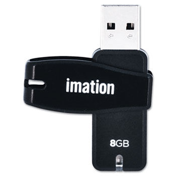Swivel USB 2.0 Flash Drive, 8 GB
