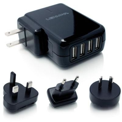 AC Adapter for 4 USB Devices