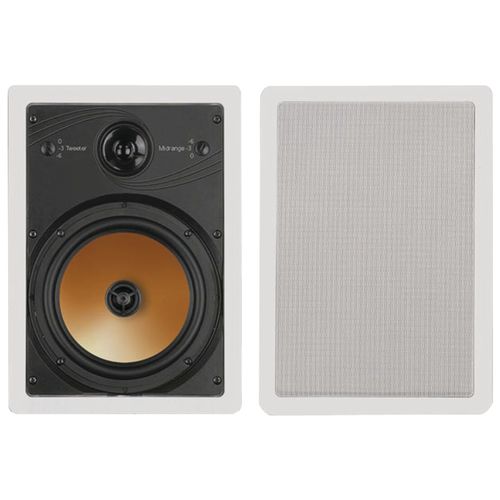 BIC AMERICA HT8W 8"", 3-Way Acoustech Series In-Wall Speakers