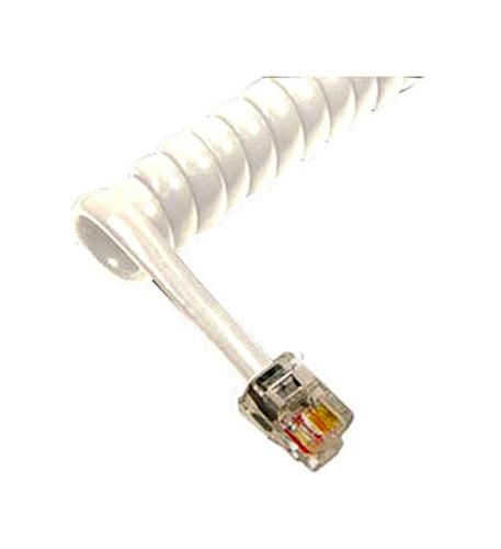 GCHA444006-FWH / 6' Handset Cord - White