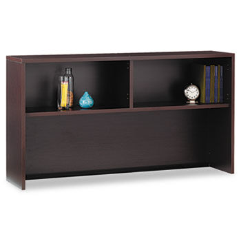 Genoa Series Open Hutch For Credenza, 66w x 15d x 36h, Dark Espresso