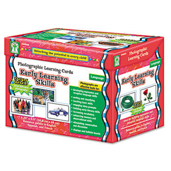 Photographic Learning Cards Boxed Set, Early Learning Skills, Grades K-12