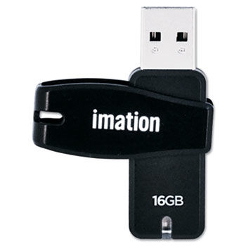 Swivel USB 2.0 Flash Drive, 16 GB