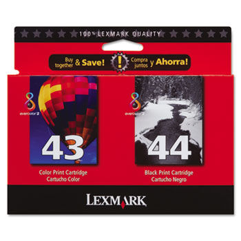 18Y0372 Ink, 500 Page-Yield, 2/Pack, Black; Tri-Color