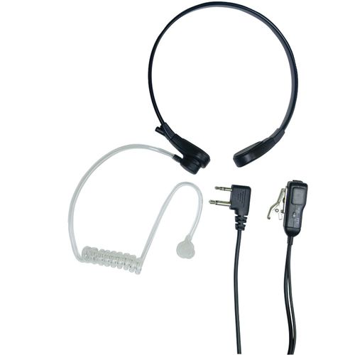 MIDLAND AVPH8 Acoustic Throat Mic for GMRS Radios with PTT/VOX Compartment