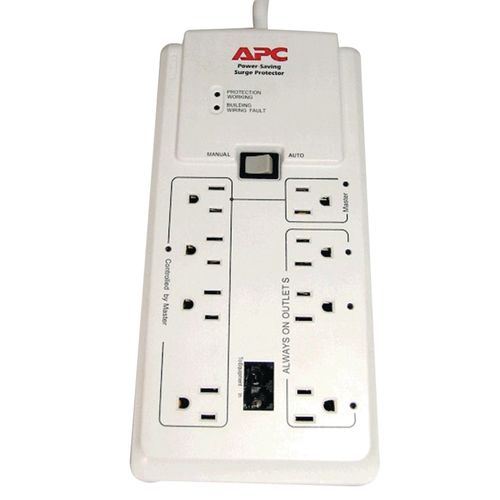 APC P8GT 8-Outlet Energy-Saving Surge Protector