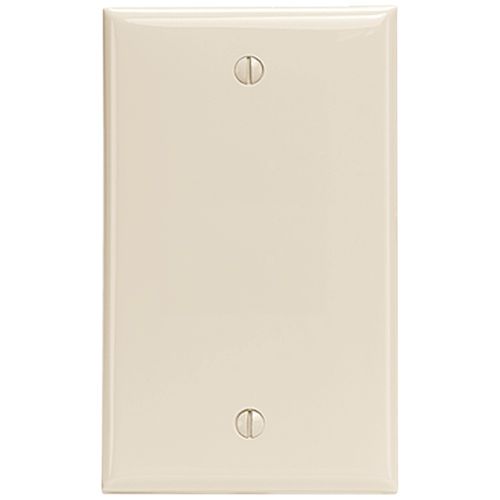 LEVITON 80714-T Blank Nylon Wall Plate Box Mount (Light Almond)