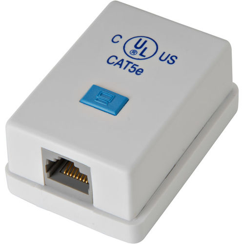 CAT5e Surface Jack - 1-Port