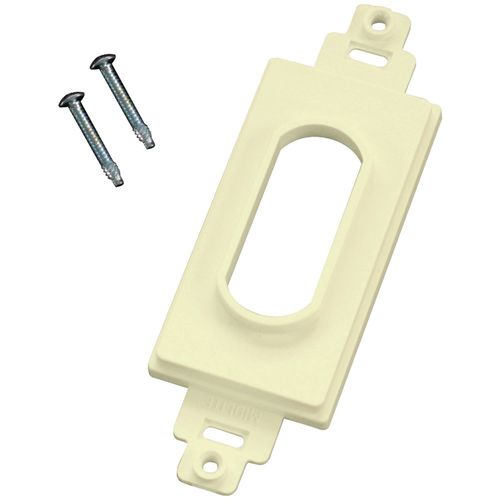 MIDLITE DC1AL Dcor-Style Wireport(TM) Wall Plate (Almond)