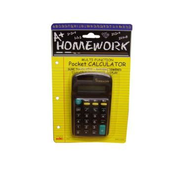 Pocket Calculator- Multi Function - 8 digit display Case Pack 48