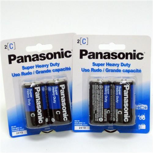 Panasonic Heavy Duty C Battery 2 Pack Case Pack 48