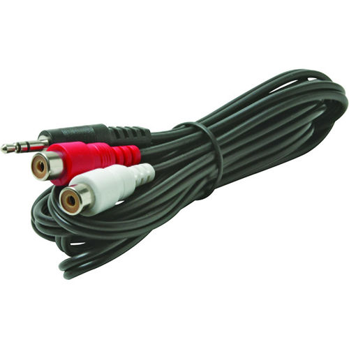12' Stereo 3.5mm to RCA Y-Cable