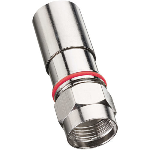 RG-59 Universal Compression F-Connector For Regular, Tri Or Quad-Shield - Jar Of 50