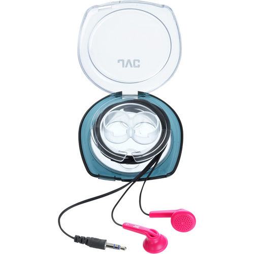 Pink In-Ear Headphones With Case