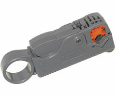 Coax Cable 2-Blade Stripper For RG58/59/62/6/6 Quad