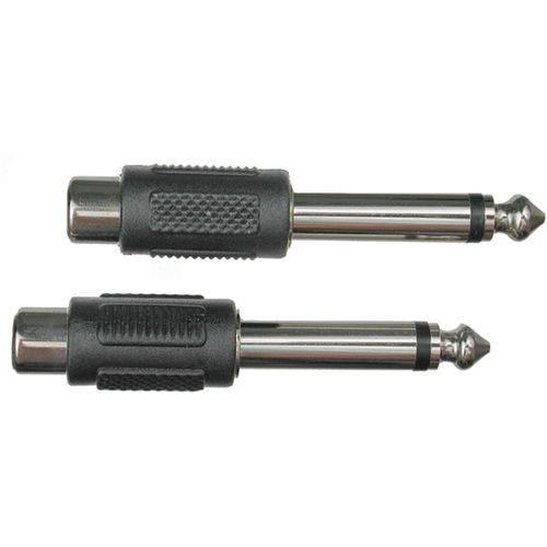 RCA Female To 1/4"" Male Audio Adapter - RCA Female To Mono 1/4"" Male